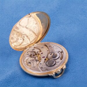 Gold pocket watch.18K. — image 4