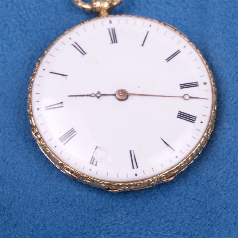 Gold pocket watch.18K. — image 2