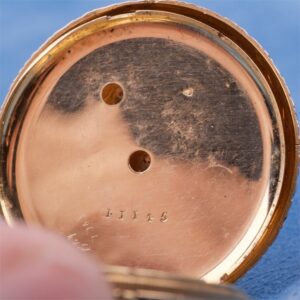 Gold pocket watch.18K. — image 8