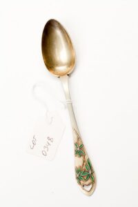 Russian Faberge silver spoon. — image 1