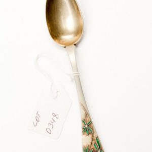 Russian Faberge silver spoon. — image 1