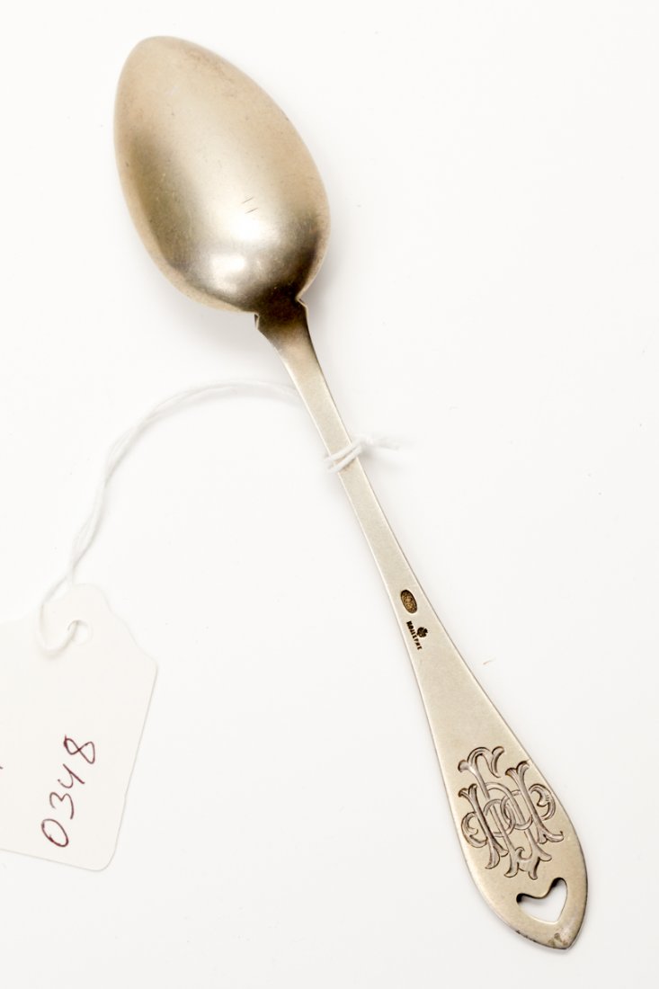 Russian Faberge silver spoon. — image 2