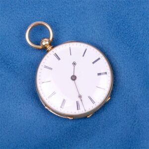 Gold pocket watch.18K. — image 1