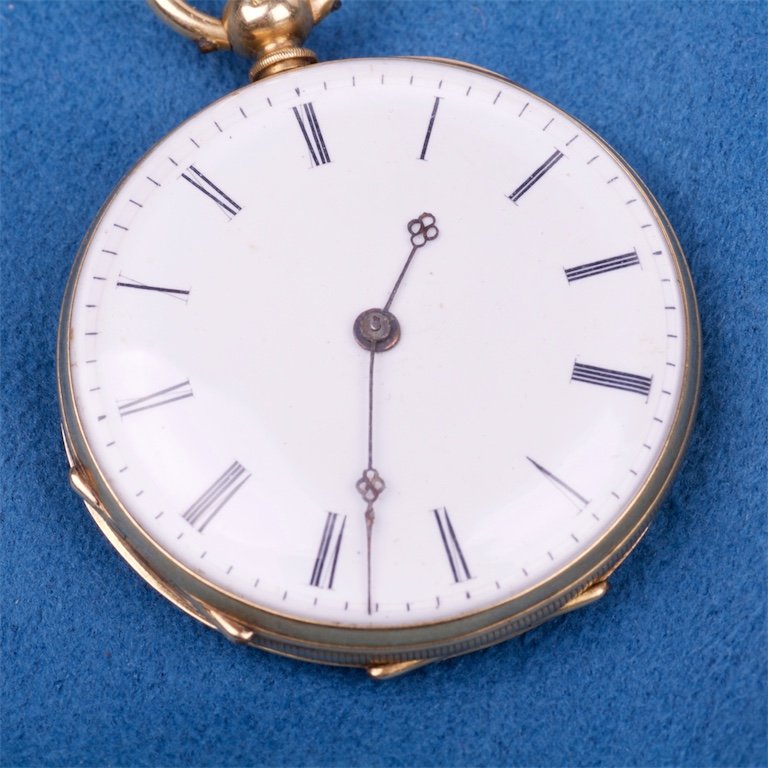 Gold pocket watch.18K. — image 2