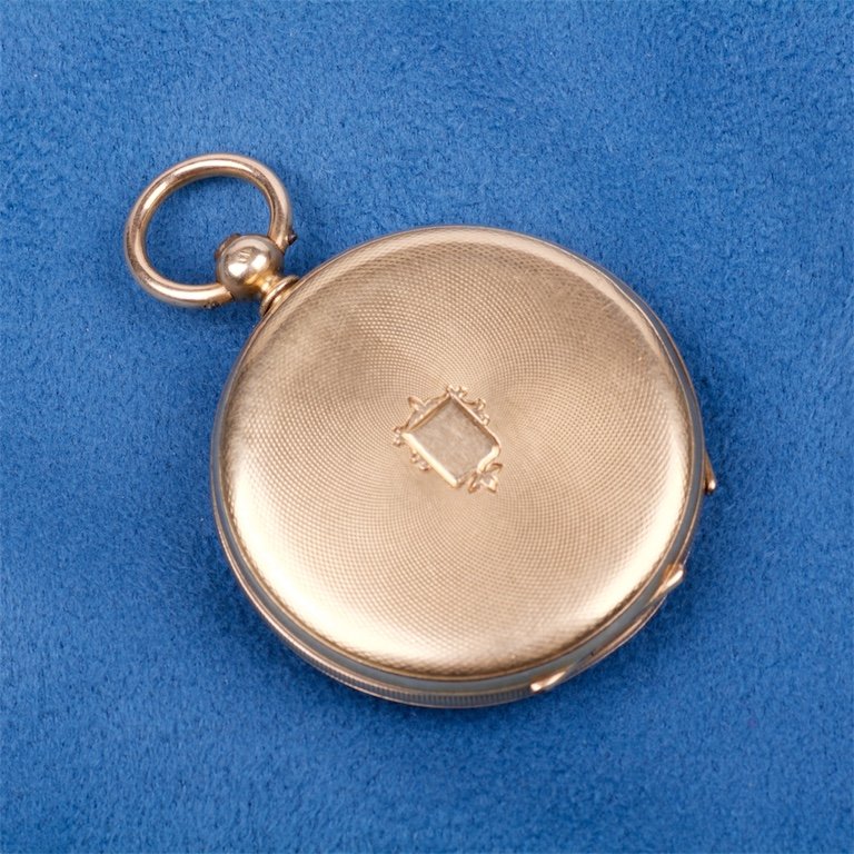 Gold pocket watch.18K. — image 3