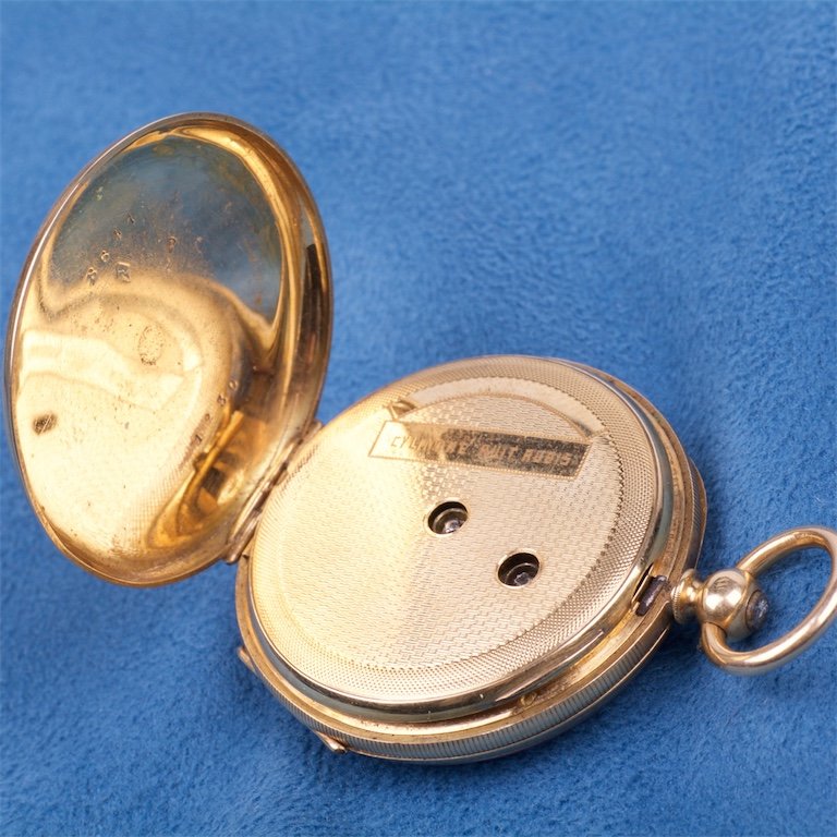 Gold pocket watch.18K. — image 4