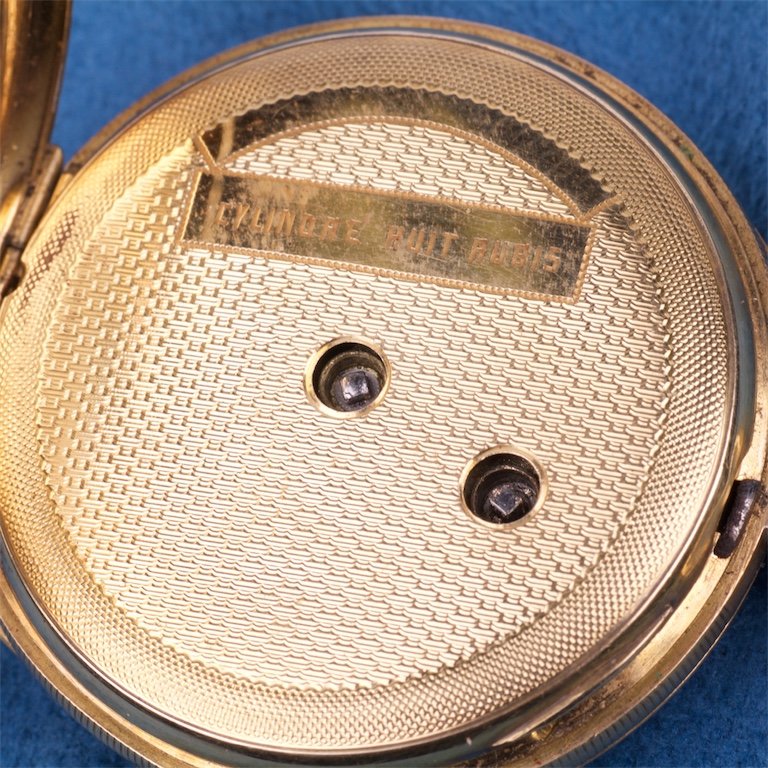 Gold pocket watch.18K. — image 5