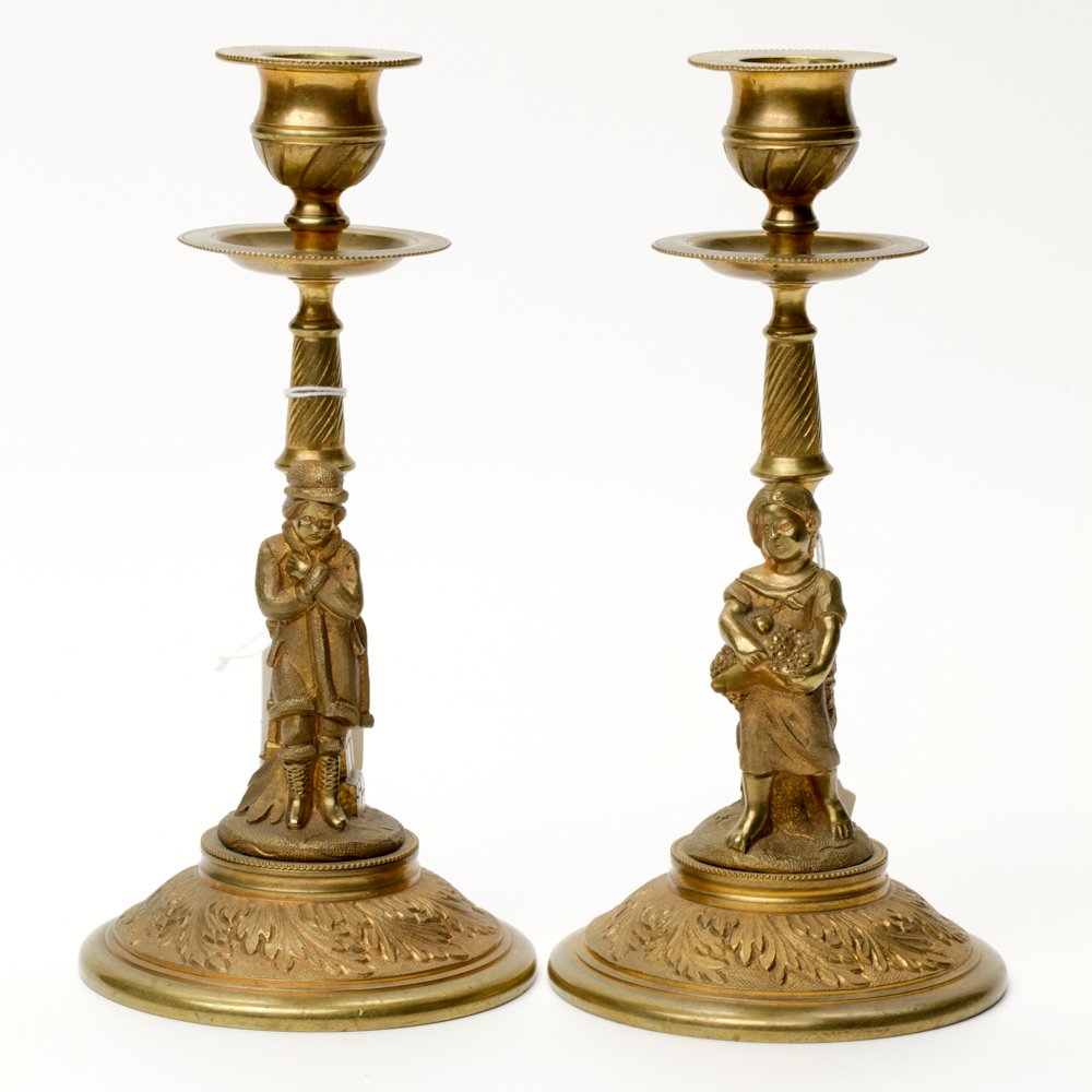 Russian bronze candelsticks. — image 1