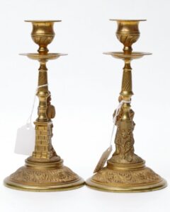 Russian bronze candelsticks. — image 2