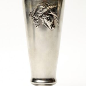 Russian silver prize goblet. — image 1