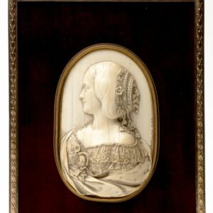 Russian bone carving plaque. — image 1