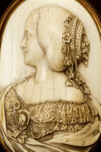 Russian bone carving plaque. — image 2
