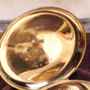 Gold pocket watch. — image 7