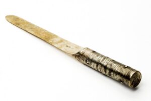 Russian silver paper knife. — image 1