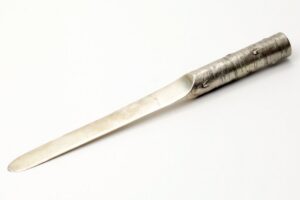 Russian silver paper knife. — image 2