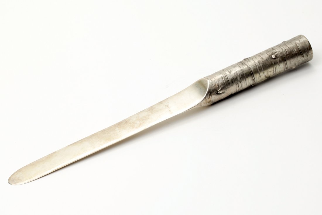 Russian silver paper knife. — image 2