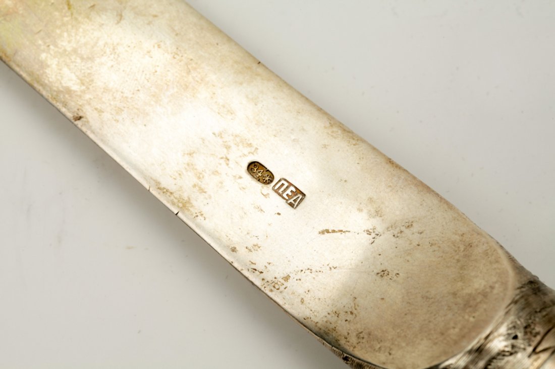 Russian silver paper knife. — image 3