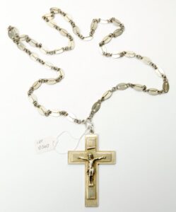 Russian silver priest cross. — image 1