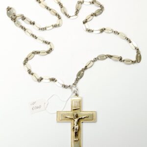 Russian silver priest cross. — image 1