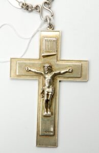 Russian silver priest cross. — image 2