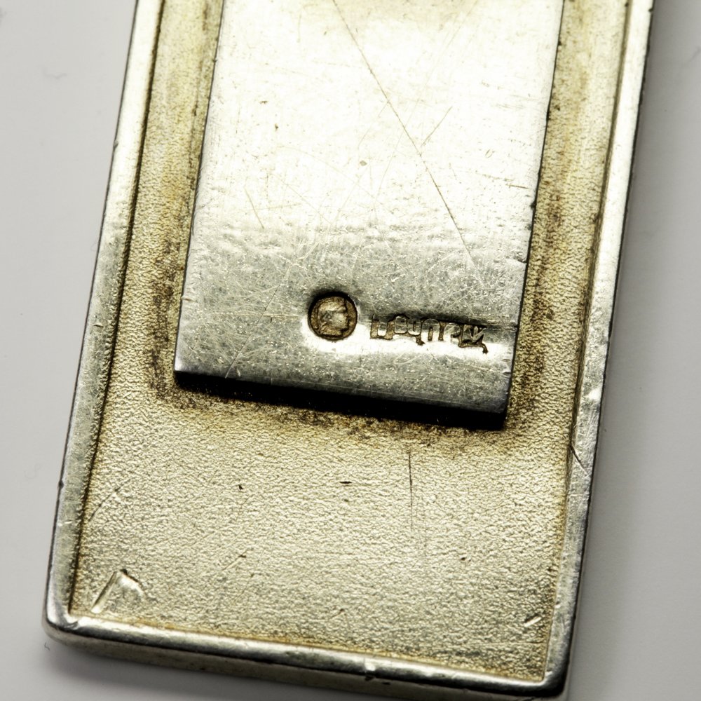 Russian silver priest cross. — image 5