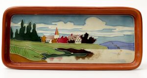 Russian porcelain tray. — image 1