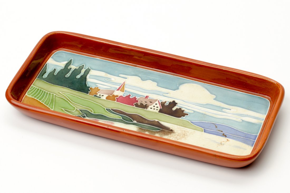 Russian porcelain tray. — image 2