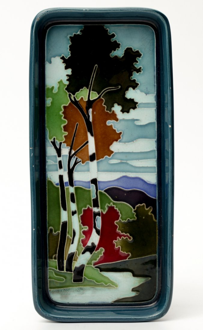 Russian porcelain tray. — image 1