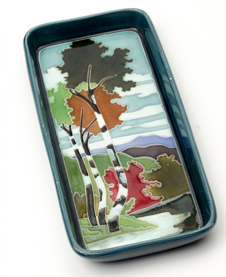 Russian porcelain tray. — image 2