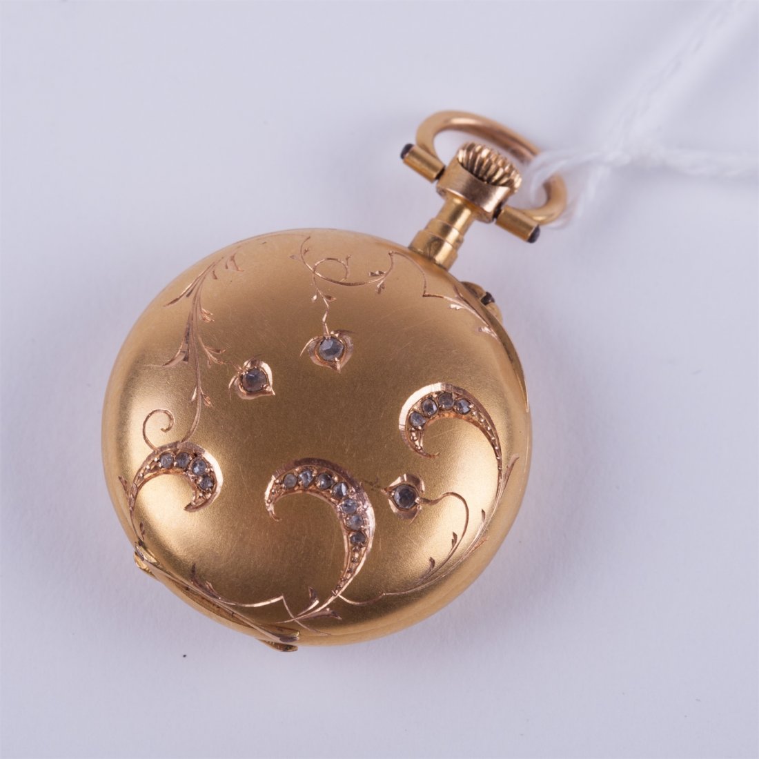Gold "Le coultre" pocket watch. — image 1