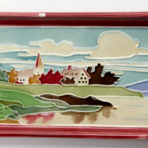 Russian porcelain tray. — image 1