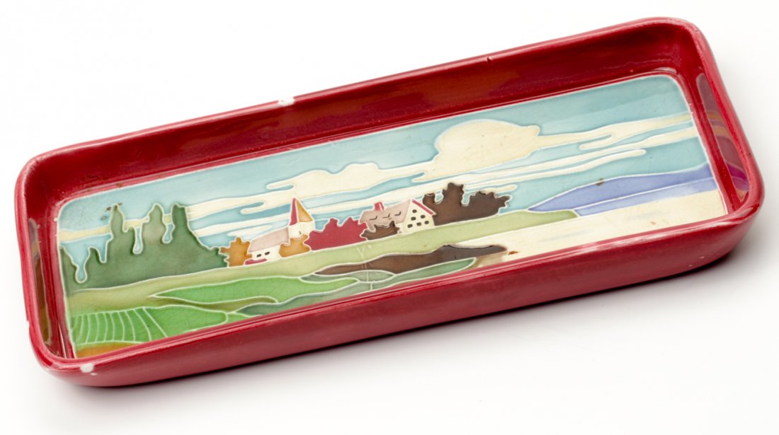 Russian porcelain tray. — image 2