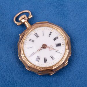 Gold pocket watch.18K. — image 1