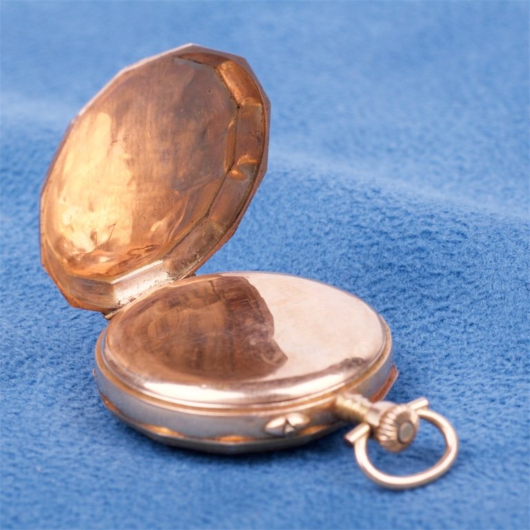 Gold pocket watch.18K. — image 3