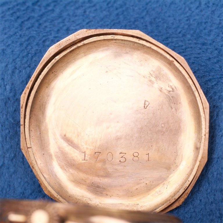 Gold pocket watch.18K. — image 5