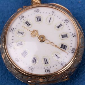 Gold pocket watch.18K. — image 3