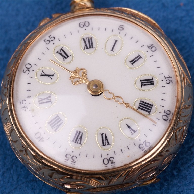 Gold pocket watch.18K. — image 3