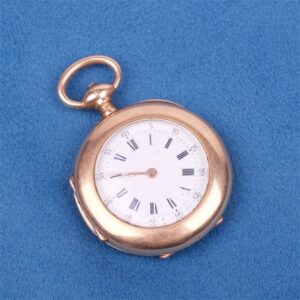 Gold pocket watch.18K. — image 1