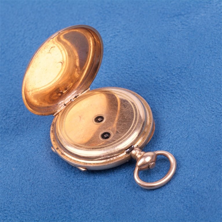 Gold pocket watch.18K. — image 4