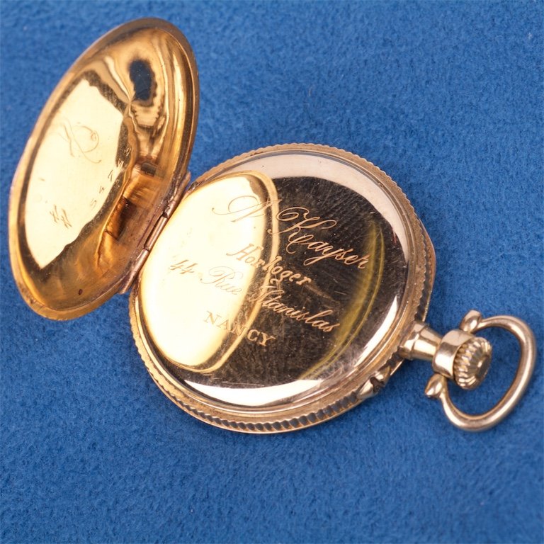 Gold pocket watch.18K. — image 4