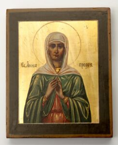 Russian icon of Saint Anna. — image 1