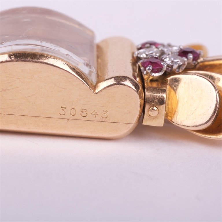 Gold 18K ladies wristwatch. — image 5