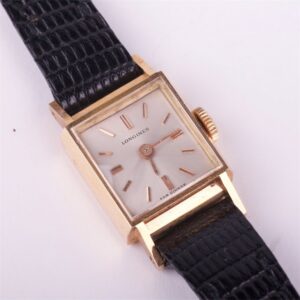 18K gold mechanical ladies wristwatch "Longines". — image 1