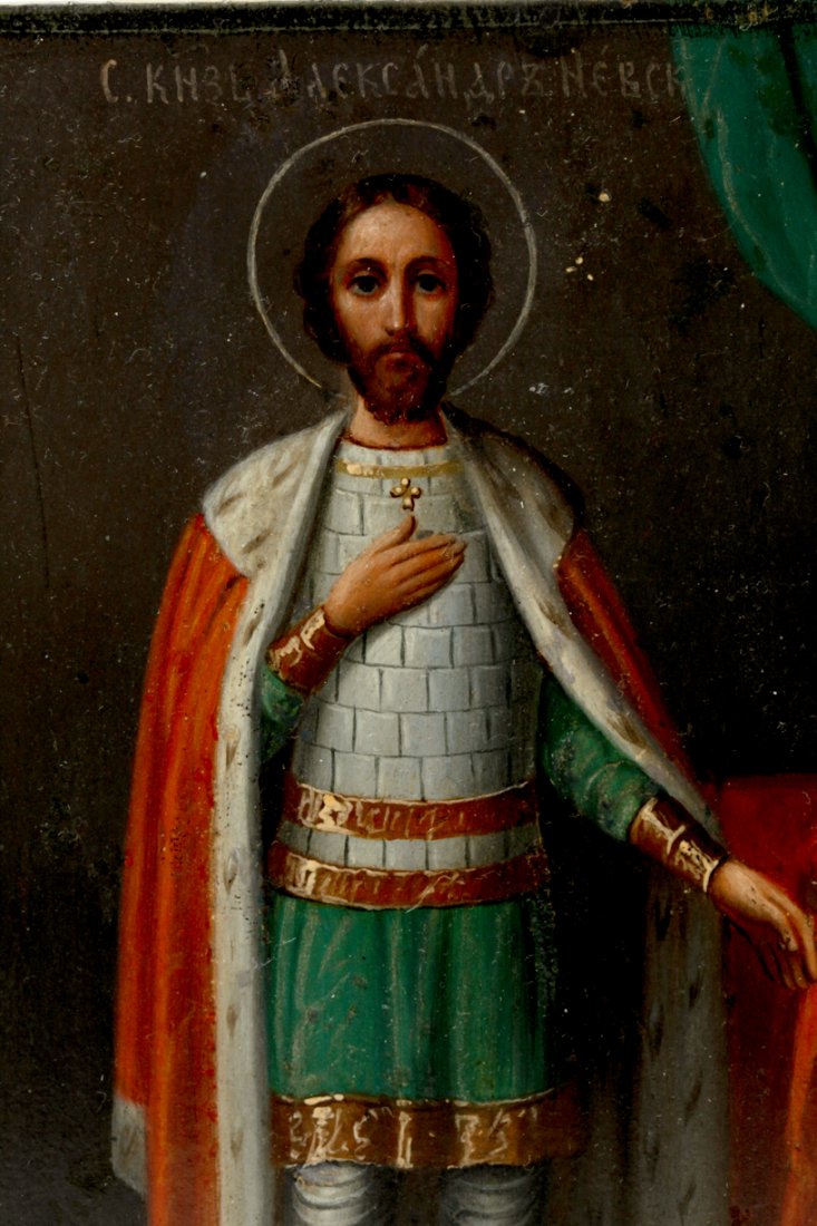 Russian icon of Saint Alexander. — image 2