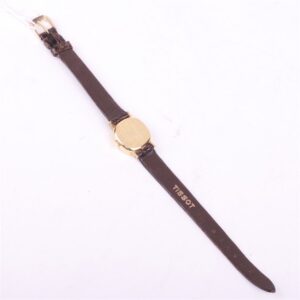 18K gold mechanical ladies wristwatch "Tissot". — image 3