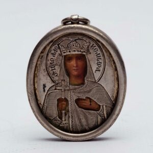 Russian icon of Saint Alexandra. — image 1