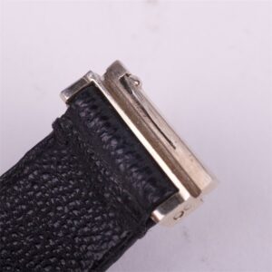 "Boucheron" ladies white 18k gold wristwatch with — image 6