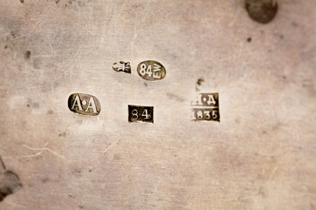 Russian silver and niello travel baker. — image 6
