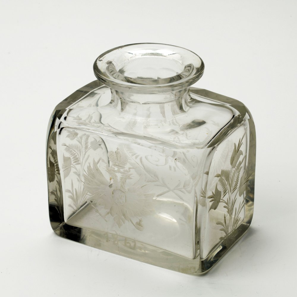 Russian Imperial glass shtof. — image 2
