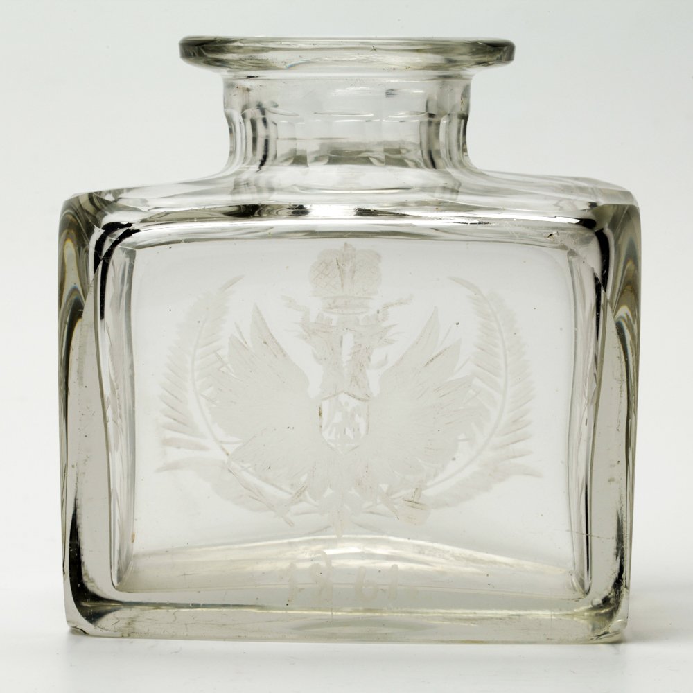 Russian Imperial glass shtof. — image 3